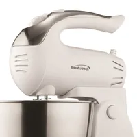 Brentwood Sm-1152 5-speed + Turbo Stand Mixer, White