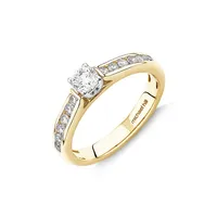 Bridal Set With 1.00 Carat Tw Of Diamonds In 14kt Yellow & White Gold