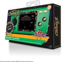 Pocket Player Handheld Game Console: 3 Built In Games, Galaga, Galaxian, Xevious, Collectible, Full Color Display, Speaker, Volume Controls, Headphone Jack, Battery Or Micro Usb Powered