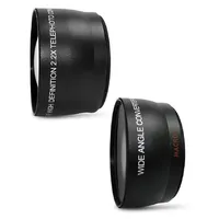 58mm Lens Filter Accessory Kit + Led Light For Canon Eos 550d 500d 450d 400d