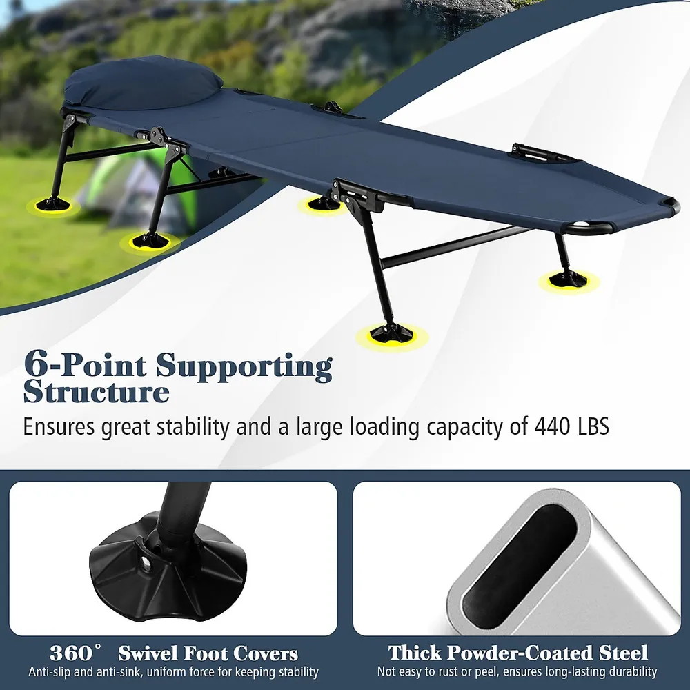 Adjustable Backrest for Military Cots