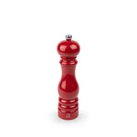 Paris - U'select Manual Salt Mill Made Of In Passion Red Gloss Painted Wood, 22 Cm - 9in.