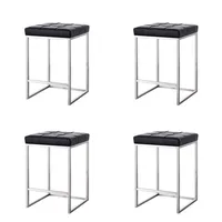 Pipe Counter Stool Chrome