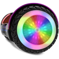 Pro 6.0 All-terrain Hoverboard - Ul 2272 - chrome Rainbow