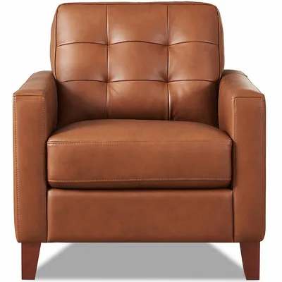 Aiden 32.5 In. Leather Chair