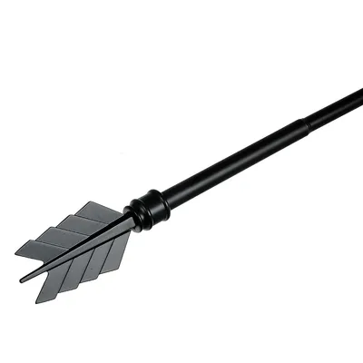 16/19mm Metal Drape Pole Set (quill - Black)