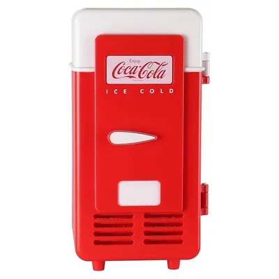 Glacière de bureau Coca-Cola de style rétro alimentée par USB, 1 canette, CCRF01