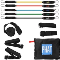 Resistance Band Set Workout Bands 11pcs Kit For Resistance Training, Fitness, Physical Therapy