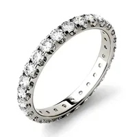 14k Gold & 1 Ct. T.w. Created Moissanite Eternity Band
