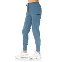 Womens Recycled Soft French Terry Cargo Sweatpant Jogger With Pockets
