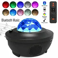 Galaxy Star Projector Bluetooth Music Speaker Work With Alexa & Google Assistant