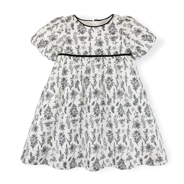 Old Navy Metallic Puff-Sleeve Smocked Dress for Girls