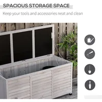 Outdoor Storage Box, Grey