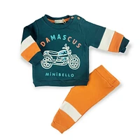 Damascus Bike Boys Casual Set - Soft Cotton Sweater And Joggers