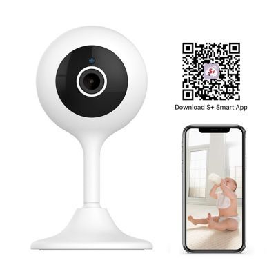 Security Smart Camera 1080p 2-way Audio Night Vision Motion Detection Cloud Storage / Sd Card