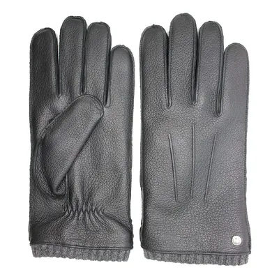 Cr Men's - Chinese Deerskin Leather Glove With Knit Cuff