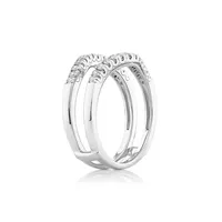 Evermore Ring Enhancer With 0.50 Carat Tw Of Diamonds In 14kt White Gold