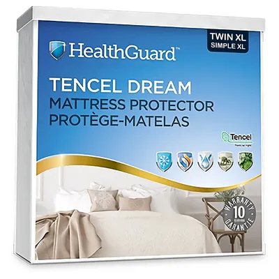 Tencel Dream Tencel Jacquard Waterproof Mattress Protector Twin Extra Long
