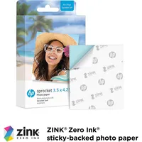 Sprocket 3x4 Instant Photo Printer - Kit: 20 Pack Zink Paper, Scissors, Scrapbook Album, Markers, Sticker Sets