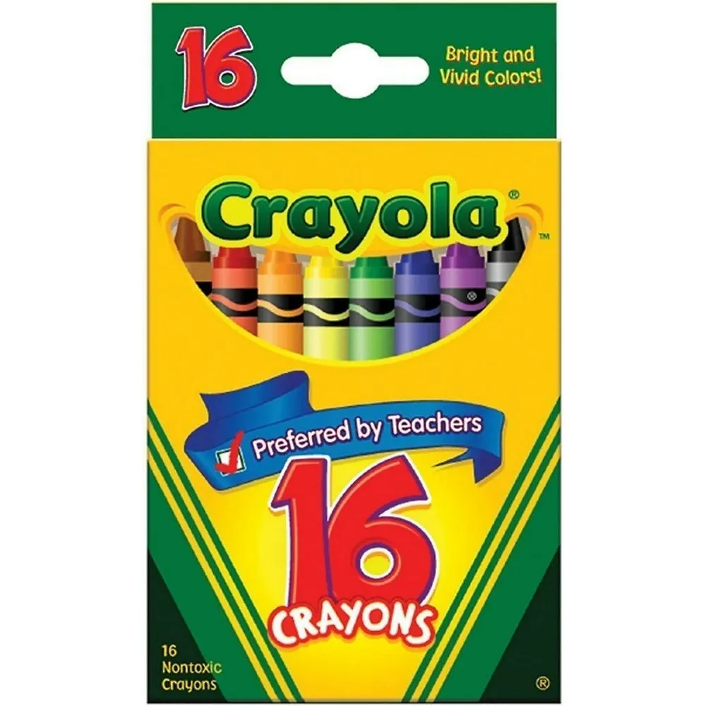 Classic Color Pack Crayons 16 Ea