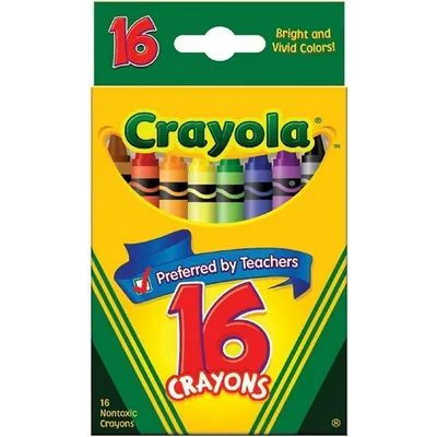 Classic Color Pack Crayons 16 Ea