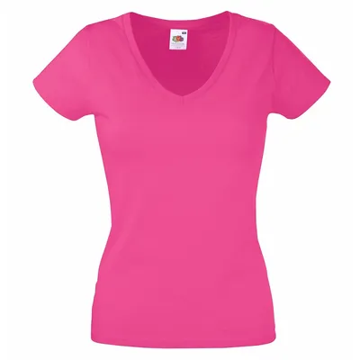 Ladies Lady-fit Valueweight V-neck Short Sleeve T-shirt