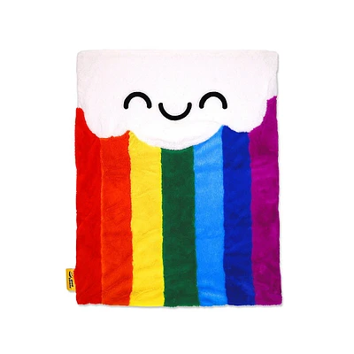 Snuggly Plush Blanket - Rainbow