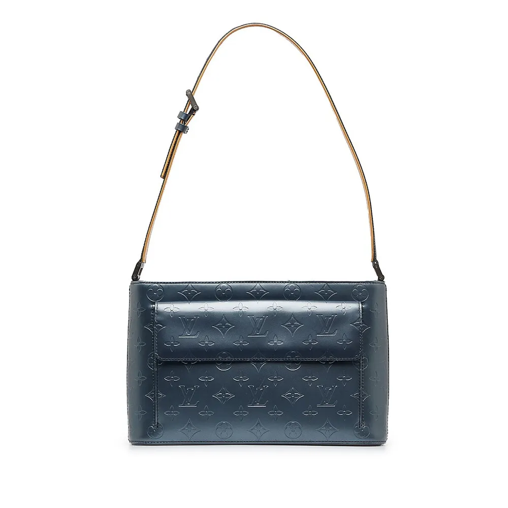 Louis Vuitton Louis Vuitton Wilwood Blue Monogram Mat Leather