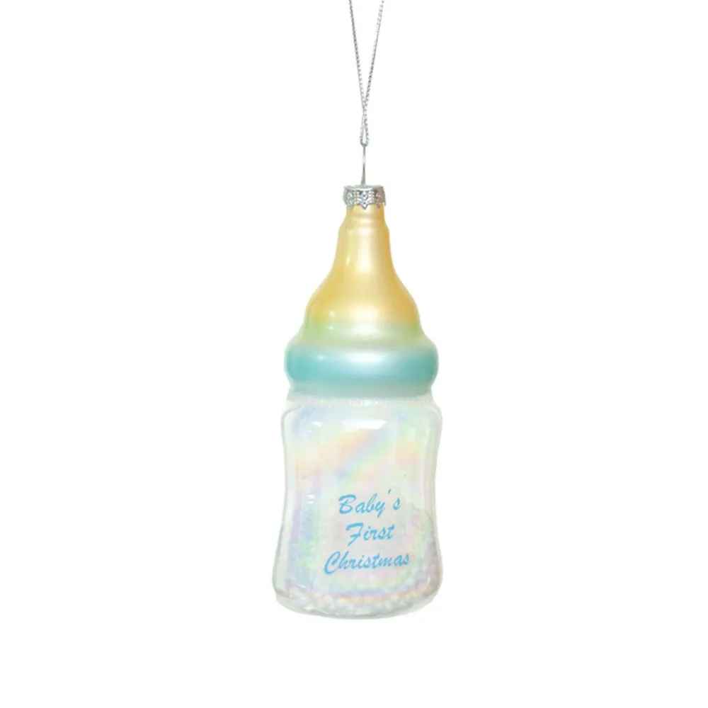 Hanging Baby Bottle Ornament (pack Of 4