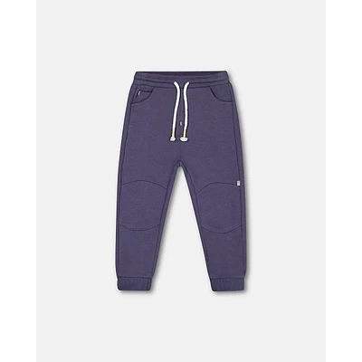 French Terry Pant Nightshadow Blue