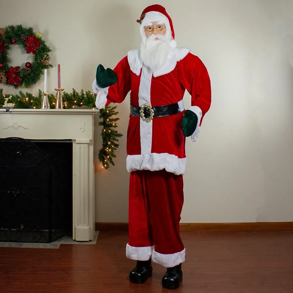 large plush santa claus