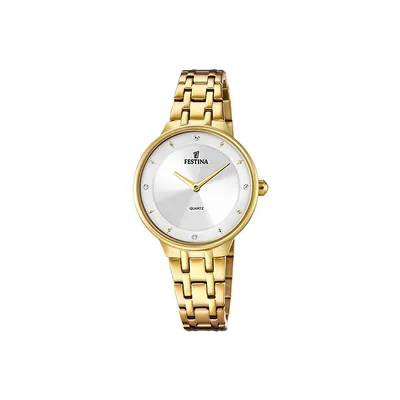 Mademoiselle Stainless Steel Watch In Gold