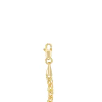 10kt Singapore Yellow Chain Necklace