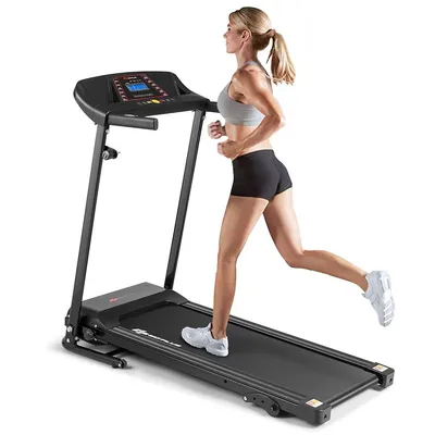 1.0hp Folding Treadmill Electric Support Motorized Power Running Machine Trainer