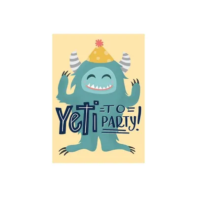 Yeti To Party Card