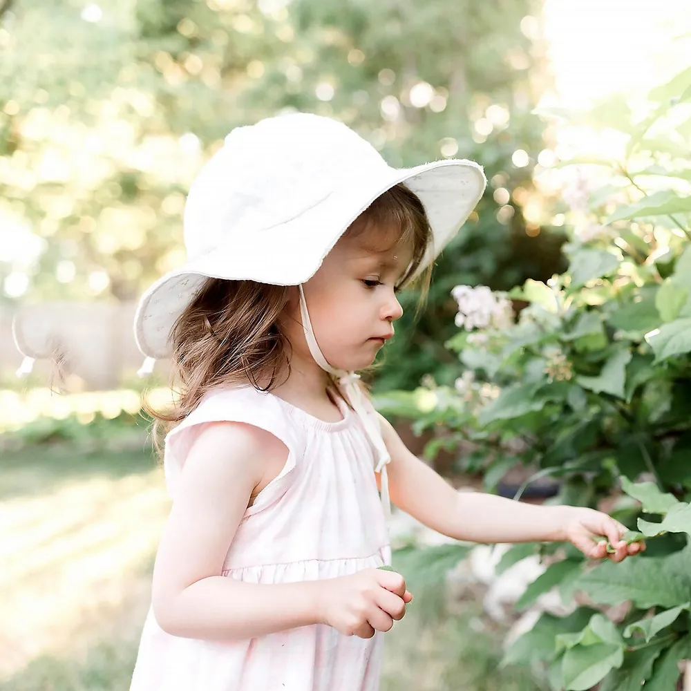 Cherries Cotton Floppy Sun Hat | Jan & Jul 0-6 Months