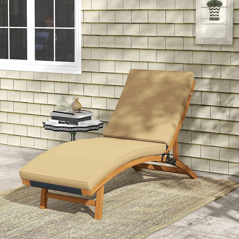 Patio Chair Cushion Pillow With Backrest, Ties, For Lounge