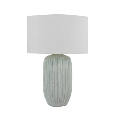 Table Lamp, 21.8'' Height, From The Coleman Collection, Gray