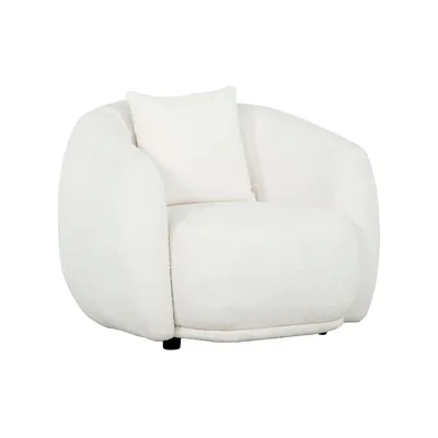 Archibald Chair In Wolly Ivory