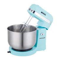 Brentwood Sm-1162bl 5-speed Stand Mixer With 3.5 Quart Stainless Steel Mixing Bowl, Blue