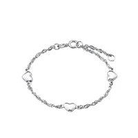Bracelet For Women, Silver 925 | Heart