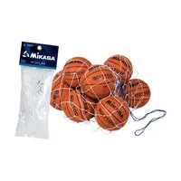 Mbb 16 Ball Net Bag - All Purpose Polyester Sack For Sport Equipments, White And Blue