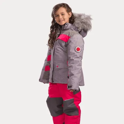 Mila's Snowsuit Luxury Kids Winter Ski For Girls Ages 2-16 - Ösno Jacket & Snowpants Set Lightweight, Warm, Stylish Waterproof Snow Suits