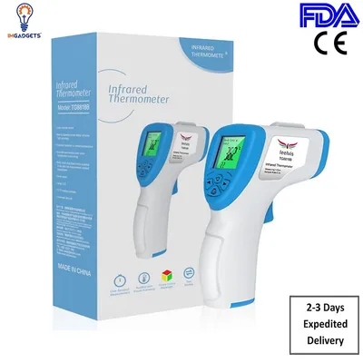 Non-contact Digital Medical Infrared Temp Gun Forehead Thermometer Fda Approved For Adults & Kids