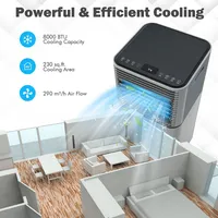 Btu Portable Air Conditioner 3-in-1 Cooler W/dehumidifier & Fan Mode