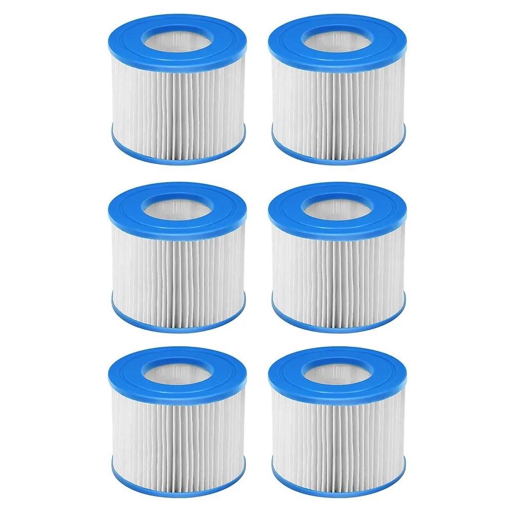 6 Pack Hot Tub Pool Spa Filter Cartridge Pump Replacement 120 Fold Easy Set