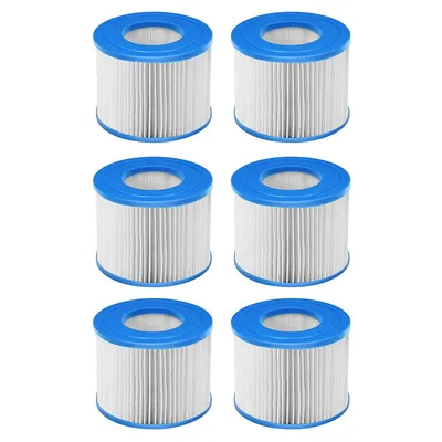 6 Pack Hot Tub Pool Spa Filter Cartridge Pump Replacement 120 Fold Easy Set