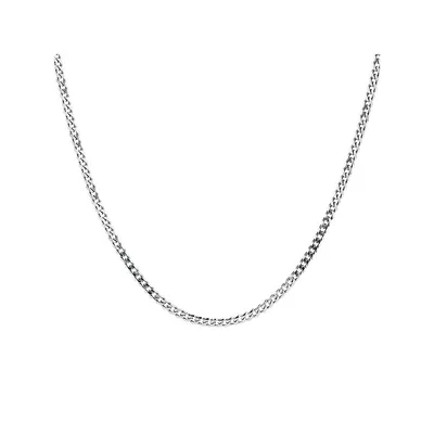 60cm (24") 4.3mm Width Curb Chain In Sterling Silver