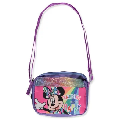 Disney Mini Mouse Crossbody Rainbow Purse Handbag