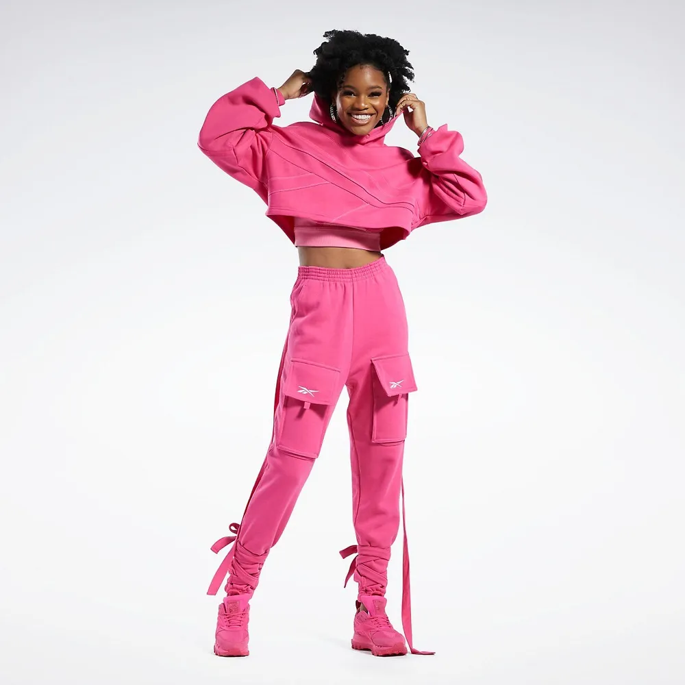 Pants and jeans Reebok x Cardi B Knit Joggers Pink Fusion